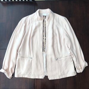 Soft Lightweight Cream/Tan Jacket